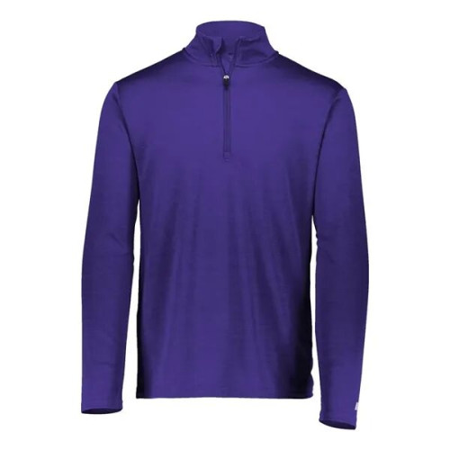 Russell Athletic Men's Striated Quarter-Zip Pullover