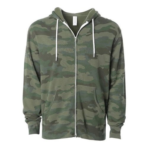 Independent Trading Co. Unisex Lightweight Full-Zip Hoode...