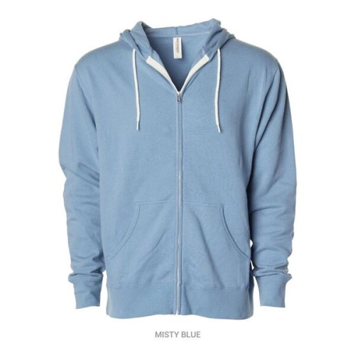 Independent Trading Co. Unisex Lightweight Full-Zip Hoode...