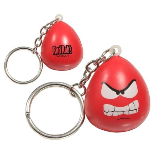 Mood Maniac Stress Reliever Key Chain-Angry