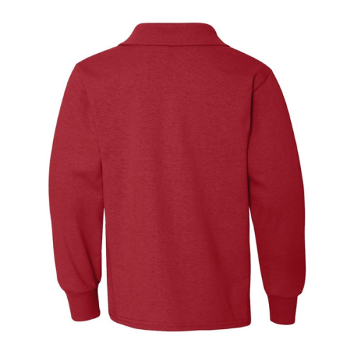 JERZEES SpotShield™ Youth Long Sleeve Polo