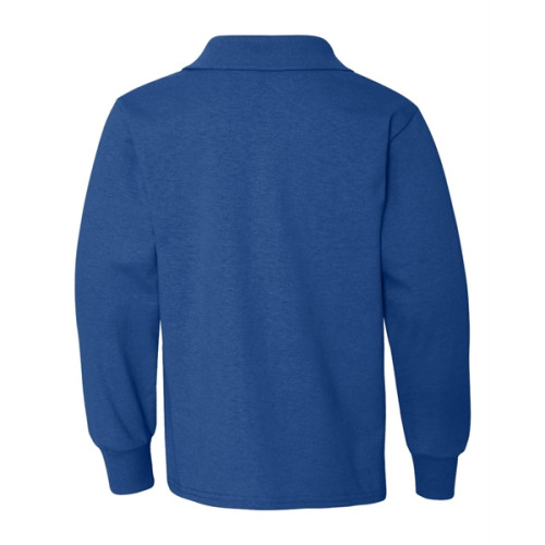 JERZEES SpotShield™ Youth Long Sleeve Polo