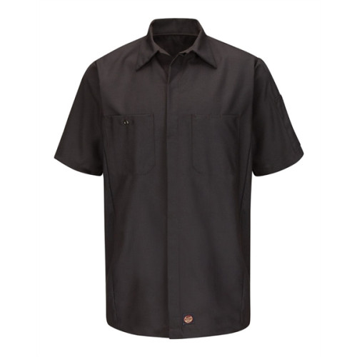 Red Kap Short Sleeve Automotive Crew Shirt - Long Sizes