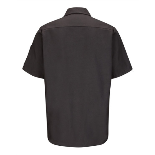 Red Kap Short Sleeve Automotive Crew Shirt - Long Sizes