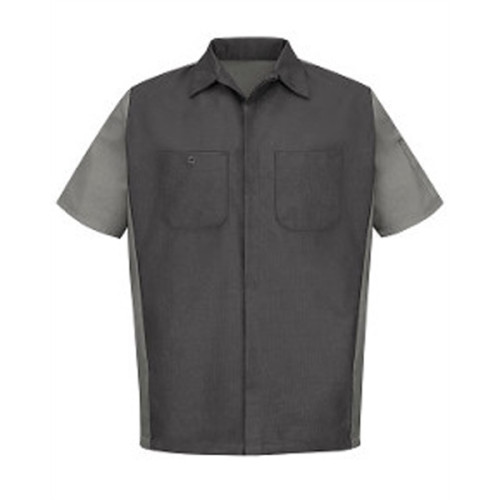 Red Kap Short Sleeve Automotive Crew Shirt - Long Sizes