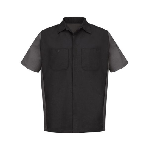 Red Kap Short Sleeve Automotive Crew Shirt - Long Sizes