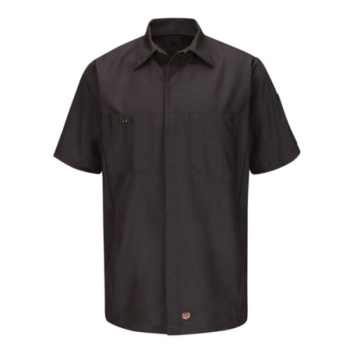 Red Kap Short Sleeve Automotive Crew Shirt - Long Sizes