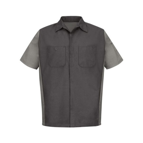 Red Kap Short Sleeve Automotive Crew Shirt - Long Sizes