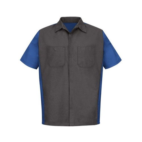Red Kap Short Sleeve Automotive Crew Shirt - Long Sizes