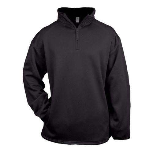 Badger Youth Quarter Zip Poly Fleece Pullover