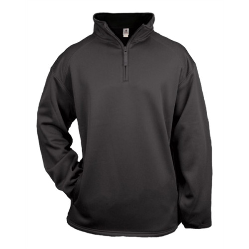 Badger Youth Quarter Zip Poly Fleece Pullover