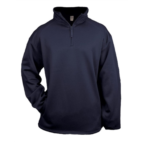 Badger Youth Quarter Zip Poly Fleece Pullover
