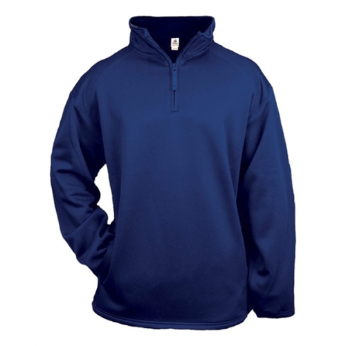 Badger Youth Quarter Zip Poly Fleece Pullover