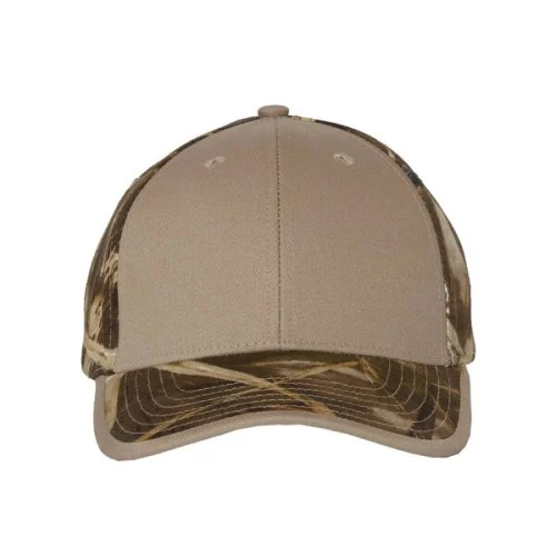 Kati Solid Front Camo Back Cap