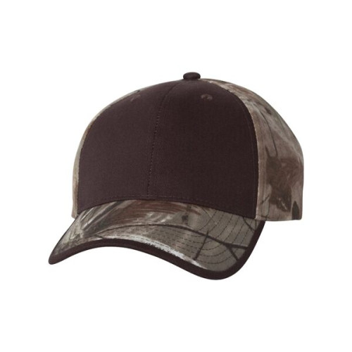 Kati Solid Front Camo Back Cap