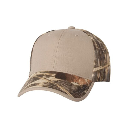 Kati Solid Front Camo Back Cap