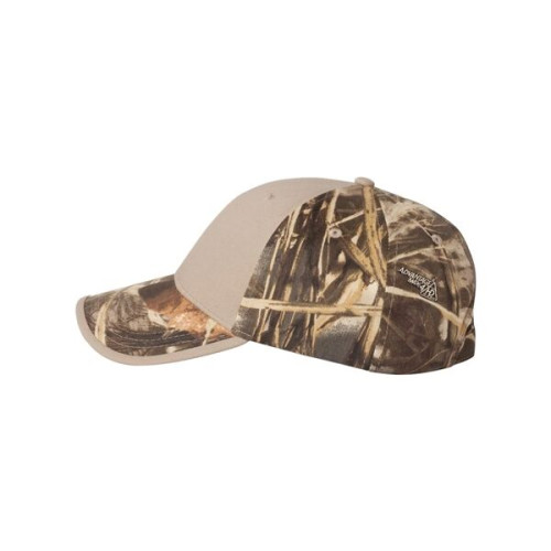 Kati Solid Front Camo Back Cap