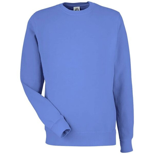 J. America Unisex Pigment-Dyed Fleece Crewneck Sweatshirt