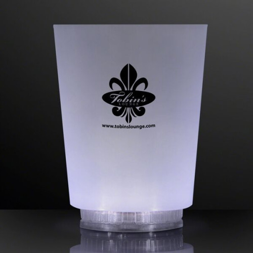 Light Up Frosted Short Glass