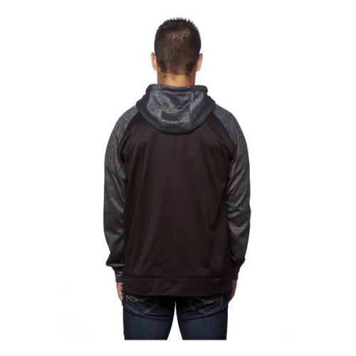 Burnside Men's Performance Raglan Full-Zip Sweatshirt