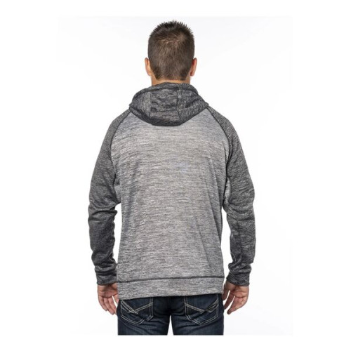 Burnside Men's Performance Raglan Full-Zip Sweatshirt