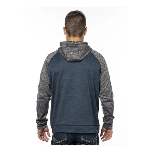 Burnside Men's Performance Raglan Full-Zip Sweatshirt