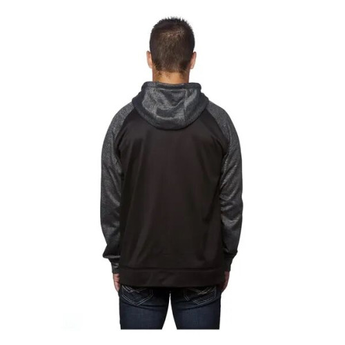 Burnside Men's Performance Raglan Full-Zip Sweatshirt