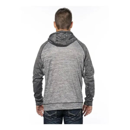 Burnside Men's Performance Raglan Full-Zip Sweatshirt