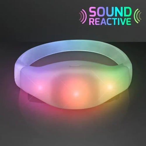 Sound Activated Light Up LED Flashing Bracelets