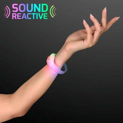 Sound Activated Light Up LED Flashing Bracelets