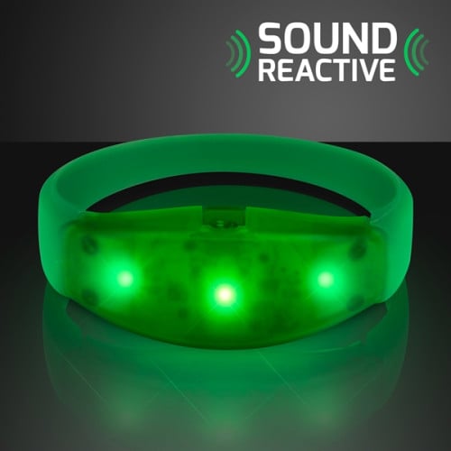 Sound Activated Light Up LED Flashing Bracelets