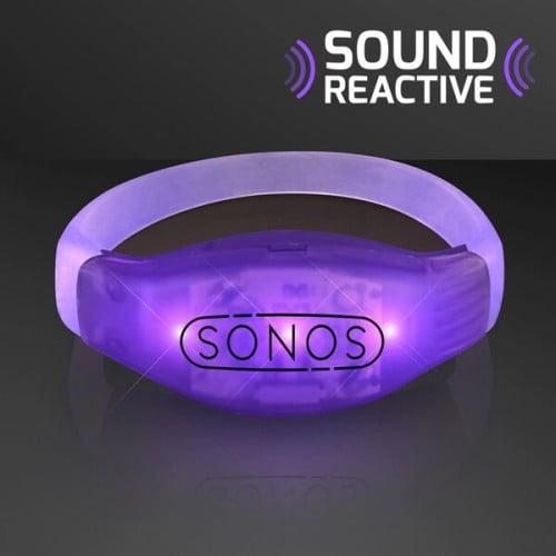 Sound Activated Light Up LED Flashing Bracelets