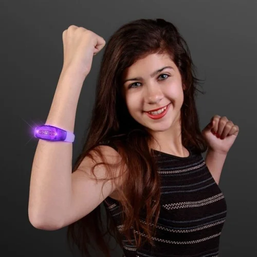 Sound Activated Light Up LED Flashing Bracelets