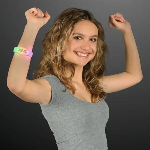 Sound Activated Light Up LED Flashing Bracelets