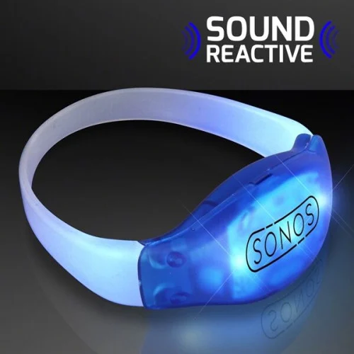 Sound Activated Light Up LED Flashing Bracelets