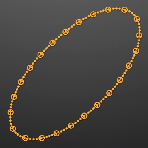 Peace Sign Bead Necklaces (NON-LIGHT UP)