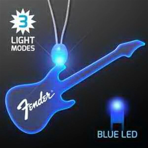 LED Acrylic Guitar Necklace