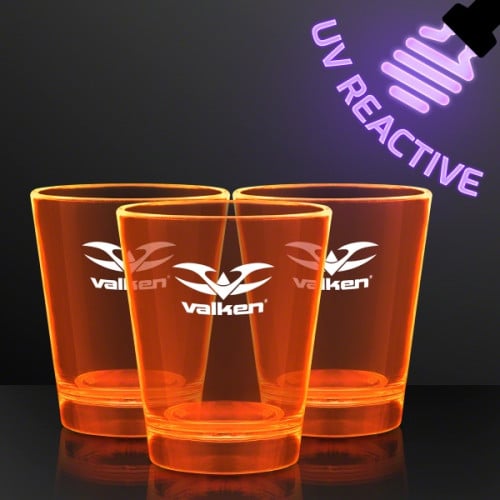 1.5 oz. UV Reactive Glow Shot Glasses