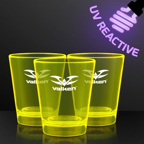 1.5 oz. UV Reactive Glow Shot Glasses