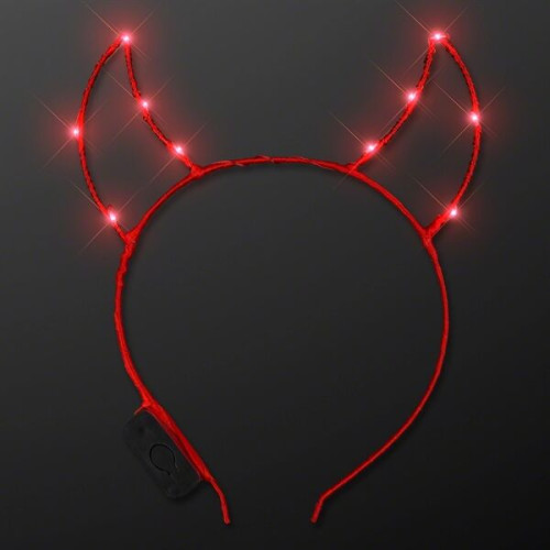 Starlight Devil Horns Light Up Headband