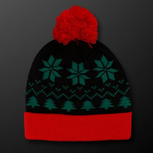 Light Up Christmas Beanie Hat