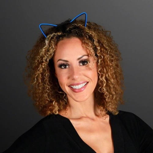 EL Wire Cat Ears Headband