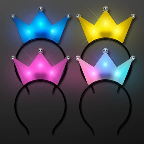 LED Crown Tiara Headbands, Princess Party Favors