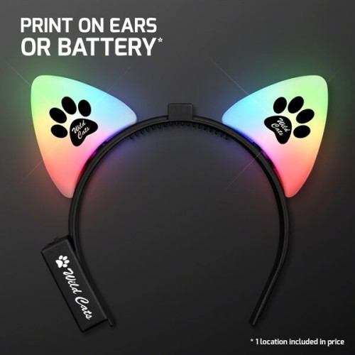 Blinking LED Cat Ears Headband
