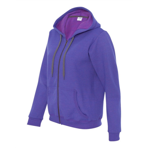 Gildan Heavy Blend™ Women's Vintage Full-Zip Hooded Sweat...