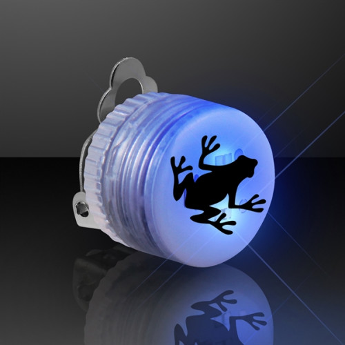 Light Up Flashing LED Clip-On Pin - 60 day overseas 