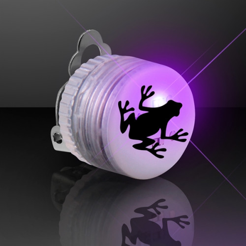 Light Up Flashing LED Clip-On Pin - 60 day overseas 