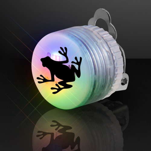 Light Up Flashing LED Clip-On Pin - 60 day overseas 