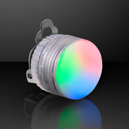 Light Up Flashing LED Clip-On Pin - 60 day overseas 