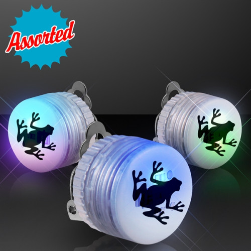 Light Up Flashing LED Clip-On Pin - 60 day overseas 